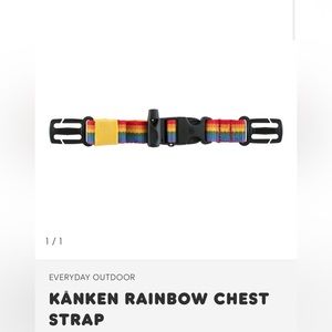 Fjallraven Kanken Rainbow Chest Strap Attachment